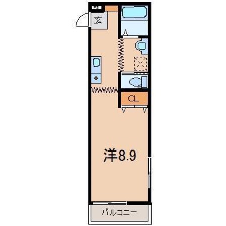 カーサドマーニの物件間取画像